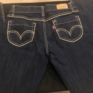 Levi 524 Super Low Dark Denim